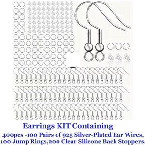 A Kit for Making Earrings Containing 400pcs